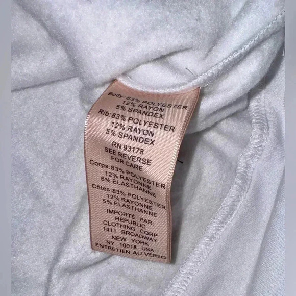 Philosophy Republic White Sweater with Champagne Glass Bubbles Size XS - Picture 8 of 9